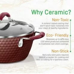 11 Pc Nonstick Diamond Pattern Kitchen Cookware Pot & Pan Set, Purple by NutriChef 11 11 Pc Nonstick Diamond Pattern Kitchen Cookware Pot & Pan Set, Purple by NutriChef -Cookware Sales Shop purple nutrichef pot pan sets nccw11pur 1f 1000