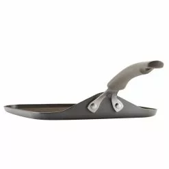 Cook + Create 11 in. x 11 in., Gray, Aluminum, Nonstick Stovetop Griddle Pan by Rachael Ray -Cookware Sales Shop rachael ray griddles 14745 66 1000