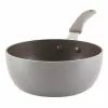 Cook + Create 3-qt. Aluminum Nonstick Saucier Sauce Pan in Gray by Rachael Ray -Cookware Sales Shop rachael ray sauce pans 14744 64 1000