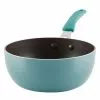 Cook + Create 3-qt. Aluminum Nonstick Saucier Sauce Pan in Agave Blue by Rachael Ray 2 Cook + Create 3-qt. Aluminum Nonstick Saucier Sauce Pan in Agave Blue by Rachael Ray -Cookware Sales Shop rachael ray sauce pans 14750 64 1000