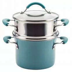 Cucina 3 Qt. Aluminum with Steamer by Rachael Ray
