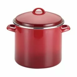 Classic Brights 12 qt. Steel Stock Pot in Red with Lid by Rachael Ray 9 Classic Brights 12 qt. Steel Stock Pot in Red with Lid by Rachael Ray -Cookware Sales Shop rachael ray stock pots 50497 31 1000