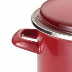 Classic Brights 12 qt. Steel Stock Pot in Red with Lid by Rachael Ray 8 Classic Brights 12 qt. Steel Stock Pot in Red with Lid by Rachael Ray -Cookware Sales Shop rachael ray stock pots 50497 4f 1000