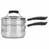 Basics 2 qt. Stainless Steel Multi-Pot with Glass Lid by Range Kleen 2 Basics 2 qt. Stainless Steel Multi-Pot with Glass Lid by Range Kleen -Cookware Sales Shop range kleen stock pots cw2006 64 1000
