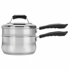 Basics 2 qt. Stainless Steel Multi-Pot with Glass Lid by Range Kleen