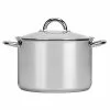 Preferred 8 qt. Stainless Steel Stock Pot with Glass Lid by Range Kleen 2 Preferred 8 qt. Stainless Steel Stock Pot with Glass Lid by Range Kleen -Cookware Sales Shop range kleen stock pots cw3008 64 1000