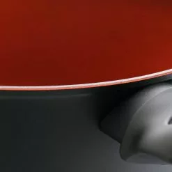 Terra-Cotta 4.75 qt. Round Aluminum Nonstick Dutch Oven in Red and Black by Tosca -Cookware Sales Shop red and black tosca dutch ovens 985105933m 4f 1000