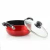 3 qt. Round Aluminum Nonstick Dutch Oven in Red with Glass Lid by Better Chef 1 3 qt. Round Aluminum Nonstick Dutch Oven in Red with Glass Lid by Better Chef -Cookware Sales Shop red better chef dutch ovens 98589227m 64 1000