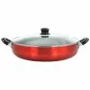 16 in. Red Aluminum Deep Fryer Frying Pan with Glass Lid by Better Chef 2 16 in. Red Aluminum Deep Fryer Frying Pan with Glass Lid by Better Chef -Cookware Sales Shop red better chef skillets 985117960m 64 1000