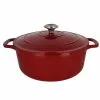 French Enameled 7.1 qt. Round Cast Iron Dutch Oven in Red with Lid by Chasseur 1 French Enameled 7.1 qt. Round Cast Iron Dutch Oven in Red with Lid by Chasseur -Cookware Sales Shop red chasseur dutch ovens ci 3728 rd ci 153 64 1000