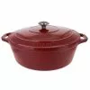 French Enameled 7.25 qt. Oval Cast Iron Dutch Oven in Red with Lid by Chasseur 1 French Enameled 7.25 qt. Oval Cast Iron Dutch Oven in Red with Lid by Chasseur -Cookware Sales Shop red chasseur dutch ovens ci 3733 rd ci 108 64 1000