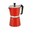 "Classico" 15 fl. oz. 6-Cup Red Cast Aluminum Espresso Maker by Cilio -Cookware Sales Shop red cilio tea kettles c321319 64 1000