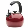8-Cup Enamel on Steel Induction Stovetop Teakettle with Flip-Up Spout by Circulon 1 8-Cup Enamel on Steel Induction Stovetop Teakettle with Flip-Up Spout by Circulon -Cookware Sales Shop red circulon tea kettles 48170 64 1000