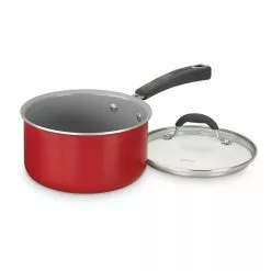 Advantage XT 11-Piece Aluminum Ceramic Nonstick Cookware Set in Red by Cuisinart 13 Advantage XT 11-Piece Aluminum Ceramic Nonstick Cookware Set in Red by Cuisinart -Cookware Sales Shop red cuisinart pot pan sets 54c 11r 44 1000