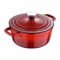 2 qt. Cast Iron Dutch Oven with Lid by MasterPRO