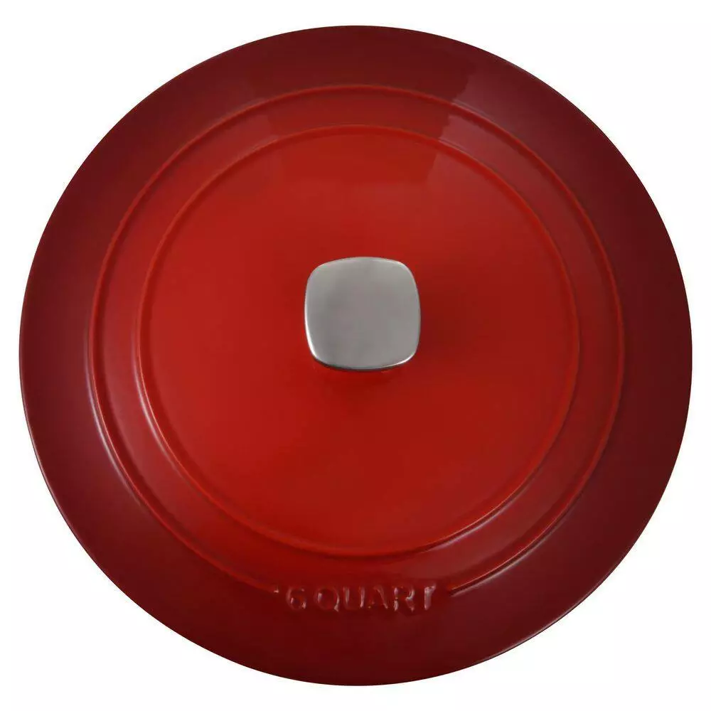 6 qt. Cast Iron Dutch Oven with Lid by MasterPRO 9 6 qt. Cast Iron Dutch Oven with Lid by MasterPRO - Image 7