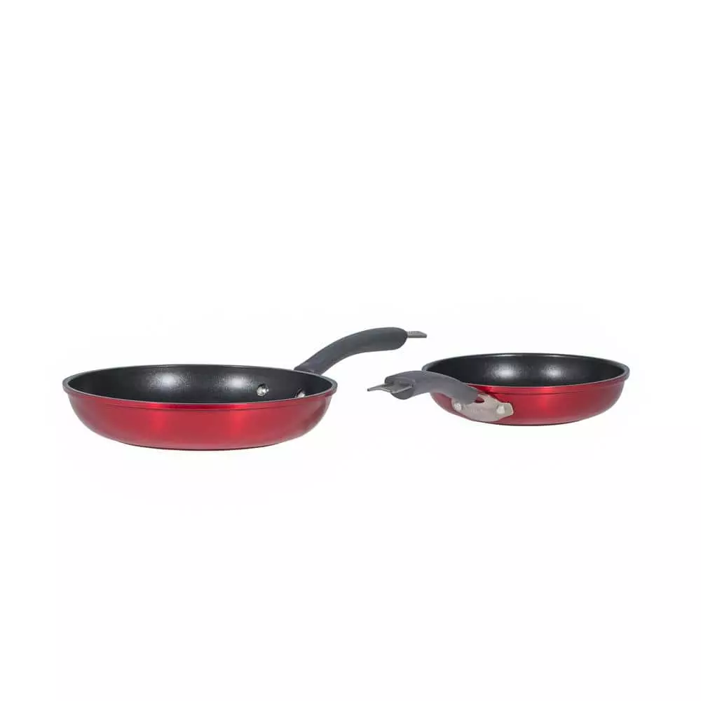 Translucent 11-Piece Hard-Anodized Aluminum Nonstick Cookware Set in Red by Epicurious 6 Translucent 11-Piece Hard-Anodized Aluminum Nonstick Cookware Set in Red by Epicurious - Image 4
