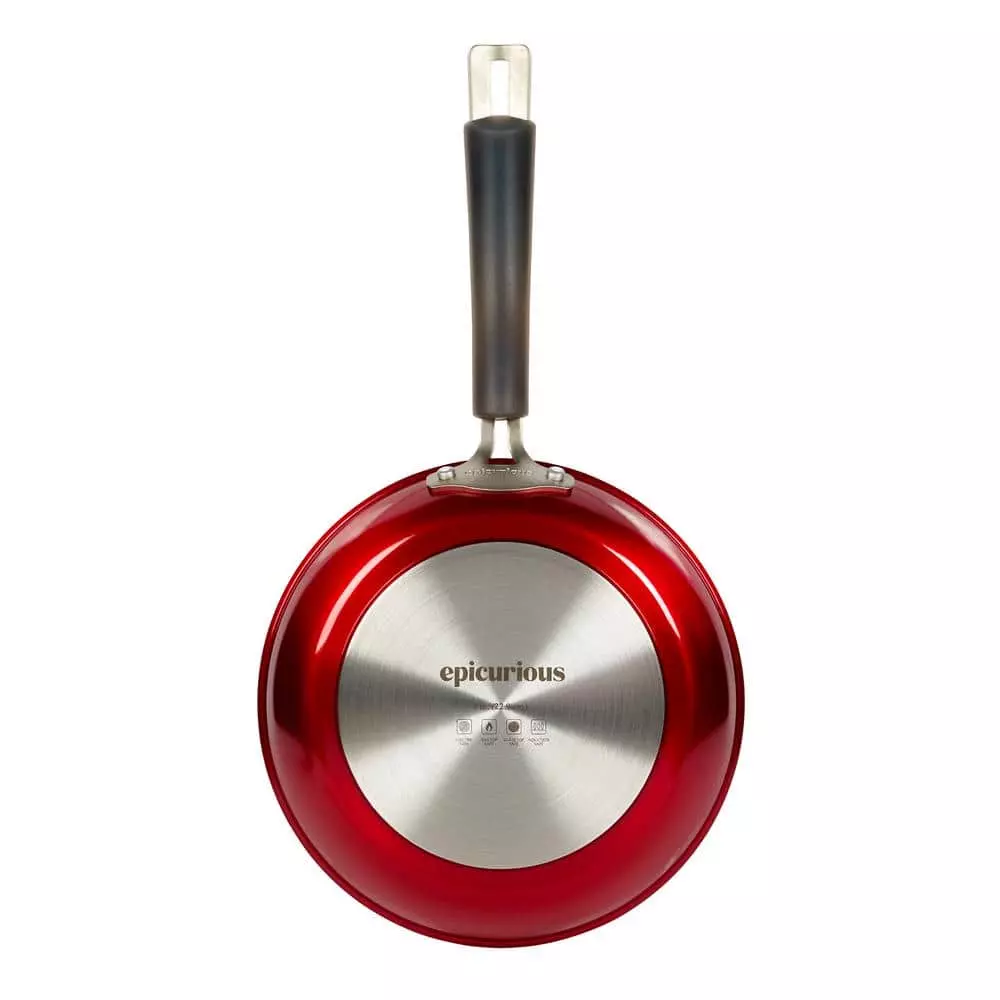 Translucent 11-Piece Hard-Anodized Aluminum Nonstick Cookware Set in Red by Epicurious 4 Translucent 11-Piece Hard-Anodized Aluminum Nonstick Cookware Set in Red by Epicurious - Image 2