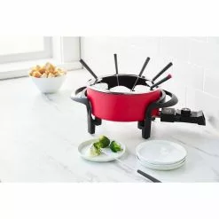 3 qt. Ceramic Non-Stick Multi-Use Fondue Pot Set with 8 Fondue Forks in Red by GreenLife 17 3 qt. Ceramic Non-Stick Multi-Use Fondue Pot Set with 8 Fondue Forks in Red by GreenLife -Cookware Sales Shop red greenlife fondue pots cc005120 001 31 1000