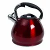 Red 10-Cup Stainless Steel Tea Kettle by Kitchen Details