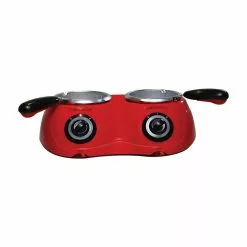 Total Chef Deluxe Chocolatiere Dual Electric Melter for Chocolate and Candy Melts, 17.6 oz. (500 g) by Koolatron