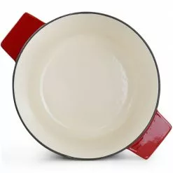 3 qt. Round Enameled Cast Iron Dutch Oven in Red with Lid by MARTHA STEWART 12 3 qt. Round Enameled Cast Iron Dutch Oven in Red with Lid by MARTHA STEWART -Cookware Sales Shop red martha stewart dutch ovens 985118695m 1f 1000