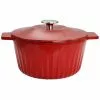 3 qt. Round Enameled Cast Iron Dutch Oven in Red with Lid by MARTHA STEWART -Cookware Sales Shop red martha stewart dutch ovens 985118695m 64 1000
