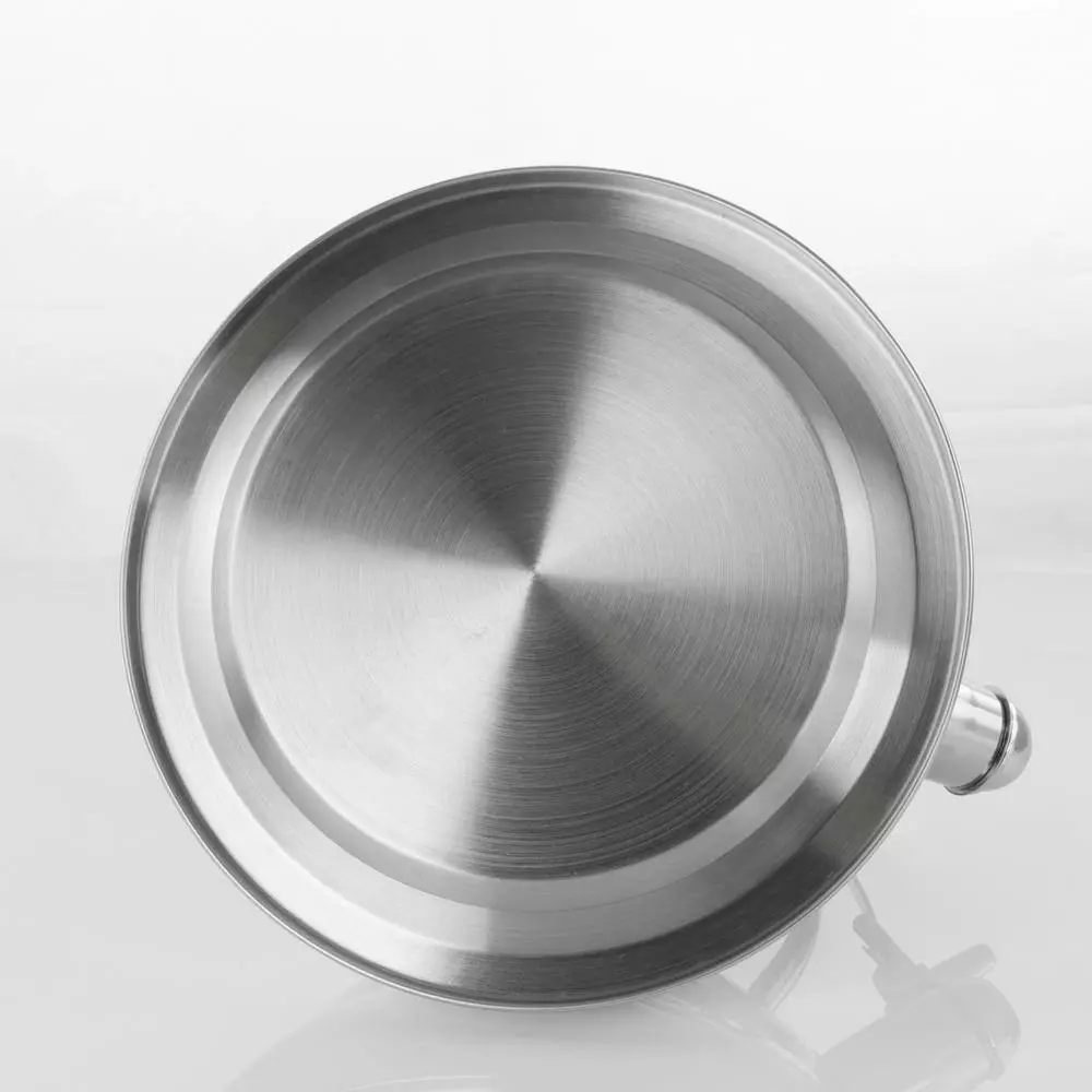 12-Cup Red Stainless Steel Whistling Kettle by MegaChef 4 12-Cup Red Stainless Steel Whistling Kettle by MegaChef - Image 2