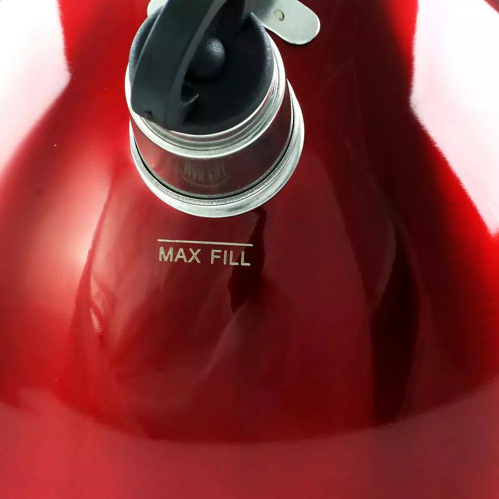 Morbern 7.2-Cup Red Stainless Steel Tea Kettle by Mr. Coffee 6 Morbern 7.2-Cup Red Stainless Steel Tea Kettle by Mr. Coffee - Image 4