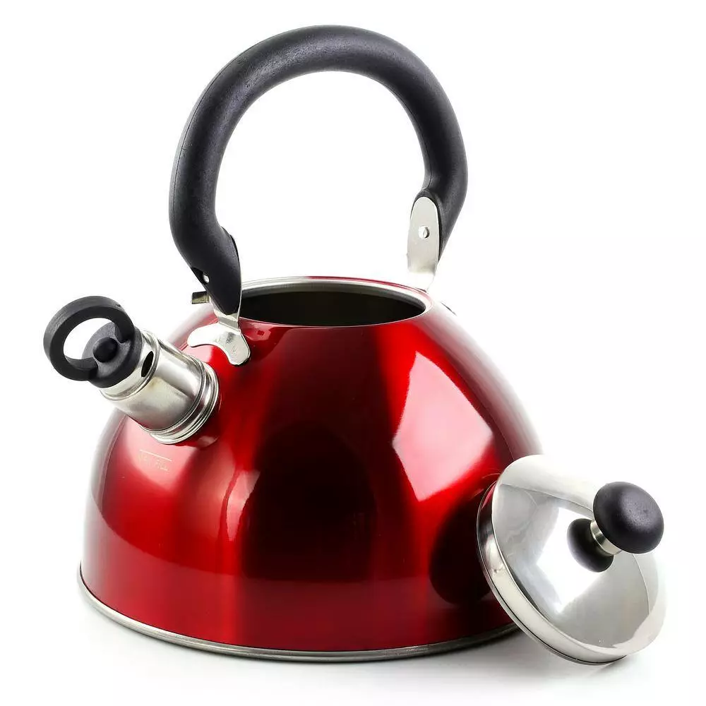 Morbern 7.2-Cup Red Stainless Steel Tea Kettle by Mr. Coffee 5 Morbern 7.2-Cup Red Stainless Steel Tea Kettle by Mr. Coffee - Image 3