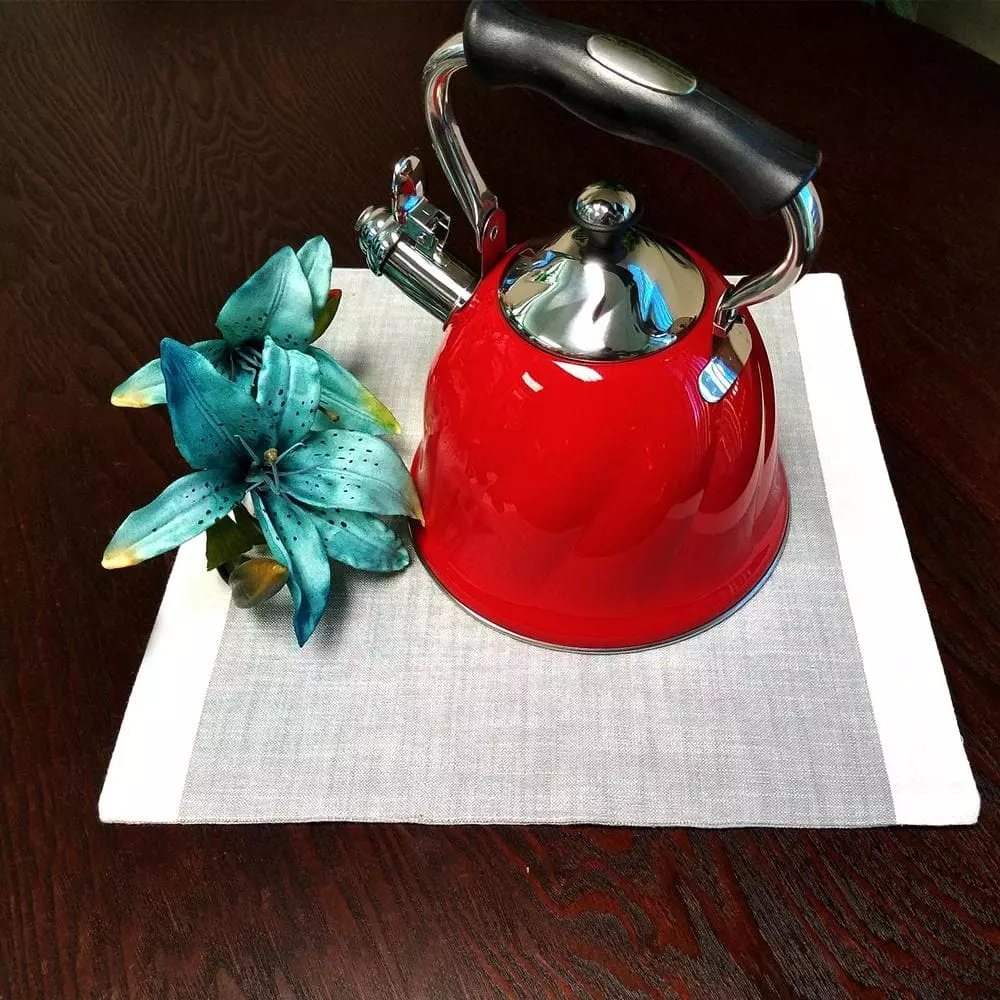 Alderton 2.3 Quart Tea Kettle in Red by Mr. Coffee 5 Alderton 2.3 Quart Tea Kettle in Red by Mr. Coffee - Image 3