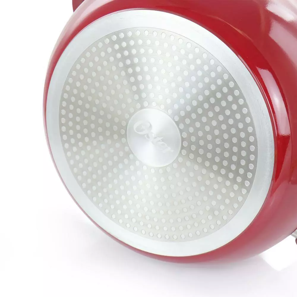 Corbett 5.4 qt. Red Nonstick Aluminum Dutch Oven by Oster 4 Corbett 5.4 qt. Red Nonstick Aluminum Dutch Oven by Oster - Image 2