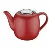 "London" Ceramic Teapot in Red, 50 fl. oz. by KUCHENPROFI -Cookware Sales Shop red tea kettles k1046001400 64 1000