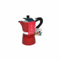 Coffee Star 6-Cup Red Cast Aluminum Coffee Maker by Tognana 9 Coffee Star 6-Cup Red Cast Aluminum Coffee Maker by Tognana -Cookware Sales Shop red tognana tea kettles v4430064746 c3 1000