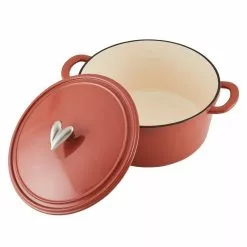 6 qt. Redwood Enameled Cast Iron Dutch Oven with Lid by Ayesha Curry -Cookware Sales Shop redwood ayesha curry dutch ovens 48443 4f 1000