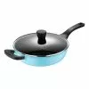 4 qt. Aluminum Saute Pan with Lid by BERGNER 1 4 qt. Aluminum Saute Pan with Lid by BERGNER -Cookware Sales Shop retro blue saute pans bgus14005blu 64 1000