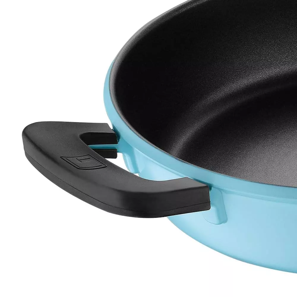 4 qt. Aluminum Saute Pan with Lid by BERGNER 8 4 qt. Aluminum Saute Pan with Lid by BERGNER - Image 6