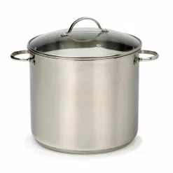 Endurance 12 qt. Stainless Steel Stock Pot with Glass Lid by RSVP International