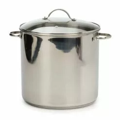 Endurance 16 qt. Stainless Steel Stock Pot with Glass Lid by RSVP International