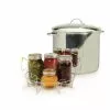 Endurance 20 qt. Stainless Steel Canning & Preserving with Glass Lid by RSVP International 2 Endurance 20 qt. Stainless Steel Canning & Preserving with Glass Lid by RSVP International -Cookware Sales Shop rsvp international stock pots wbc 20 64 1000