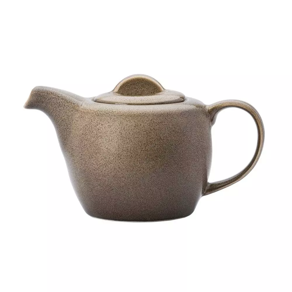 14 oz. Chestnut Porcelain Tea Pots (Set of 12) by Oneida 3 14 oz. Chestnut Porcelain Tea Pots (Set of 12) by Oneida
