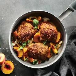 Professional Fusion 10 in. Aluminum Frying Pan in Satin Silver by Tramontina -Cookware Sales Shop satin silver tramontina skillets 80114 516ds 40 1000