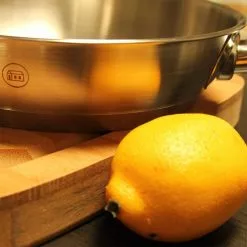 PRO-X 12 in. Stainless Steel Skillet in Satin Stainless Steel by 1829 Carl Schmidt Sohn -Cookware Sales Shop satin stainless steel 1829 carl schmidt sohn skillets 058524 31 1000