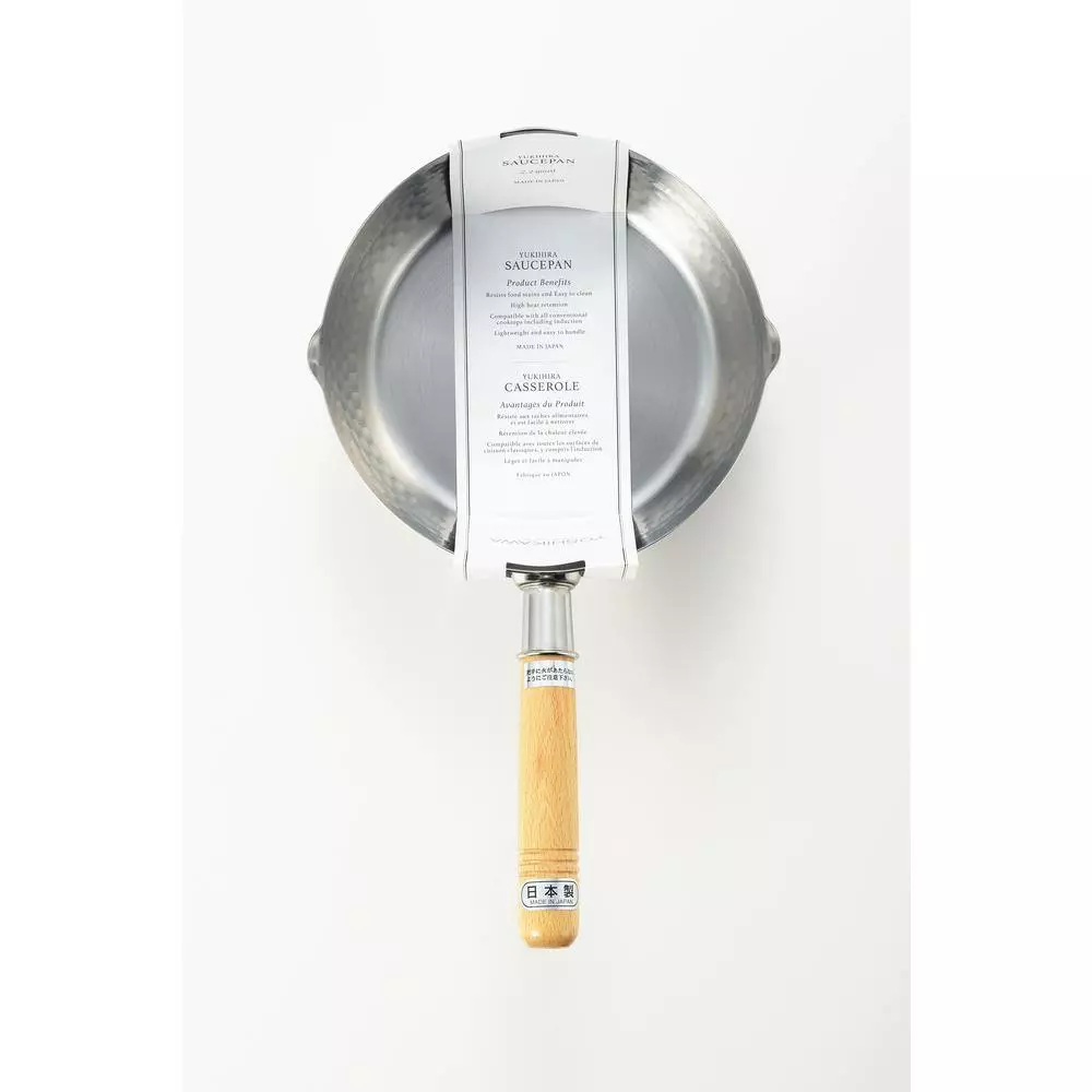 2.2 qt. Stainless Steel Yukihira Pot with Dual Pouring Spouts by Unbranded 5 2.2 qt. Stainless Steel Yukihira Pot with Dual Pouring Spouts by Unbranded - Image 3