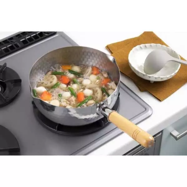 3 qt. Stainless Steel Yukihira Pot with Dual Pouring Spouts by Unbranded 6 3 qt. Stainless Steel Yukihira Pot with Dual Pouring Spouts by Unbranded - Image 4