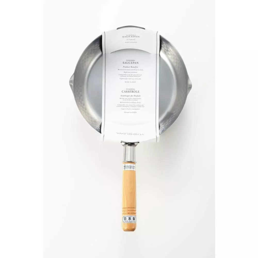 3 qt. Stainless Steel Yukihira Pot with Dual Pouring Spouts by Unbranded 4 3 qt. Stainless Steel Yukihira Pot with Dual Pouring Spouts by Unbranded - Image 2