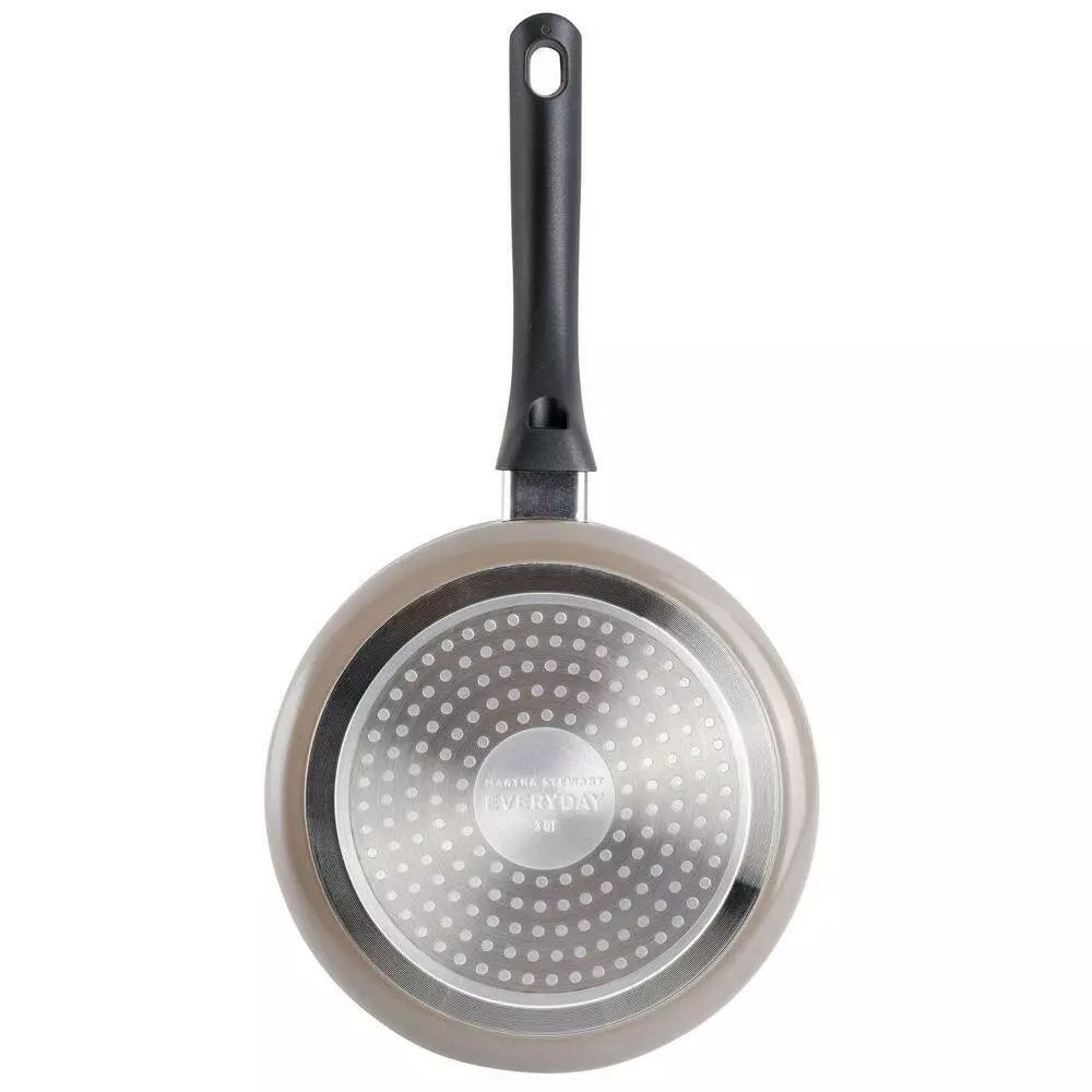 Everyday Bowcroft 3 qt. Aluminum Saucepan in Warm Grey by MARTHA STEWART 9 Everyday Bowcroft 3 qt. Aluminum Saucepan in Warm Grey by MARTHA STEWART - Image 7