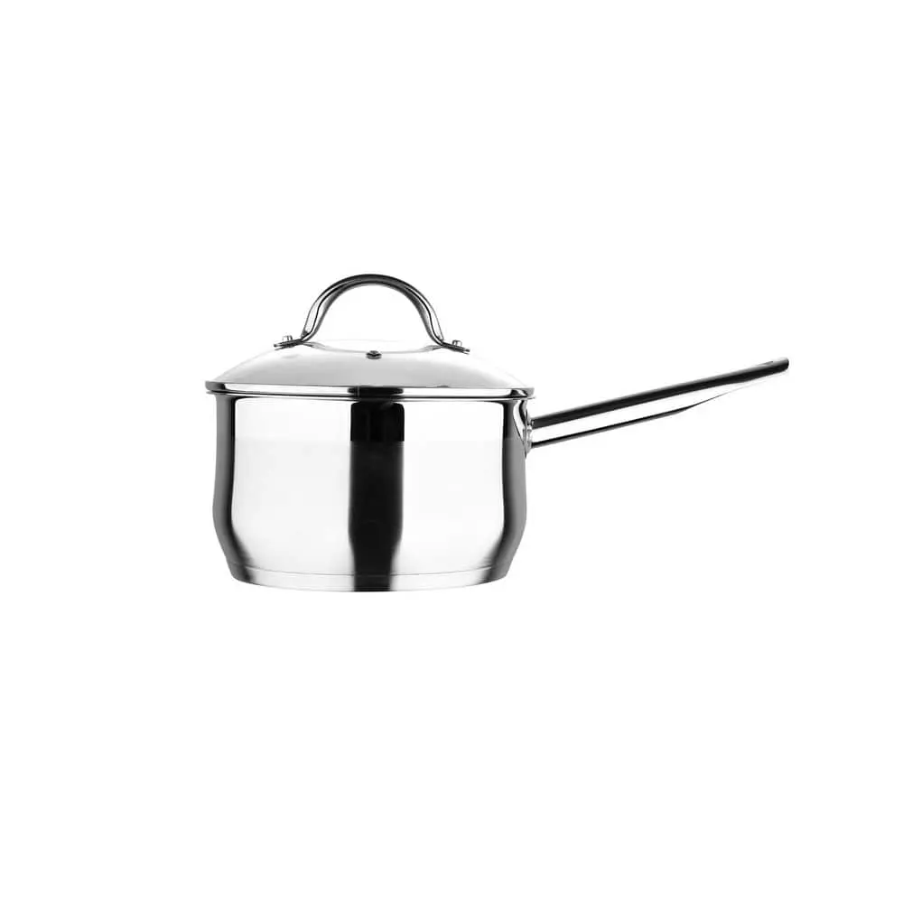 3.5 qt. Stainless Steel Sauce Pan with Lid by BERGNER 3 3.5 qt. Stainless Steel Sauce Pan with Lid by BERGNER