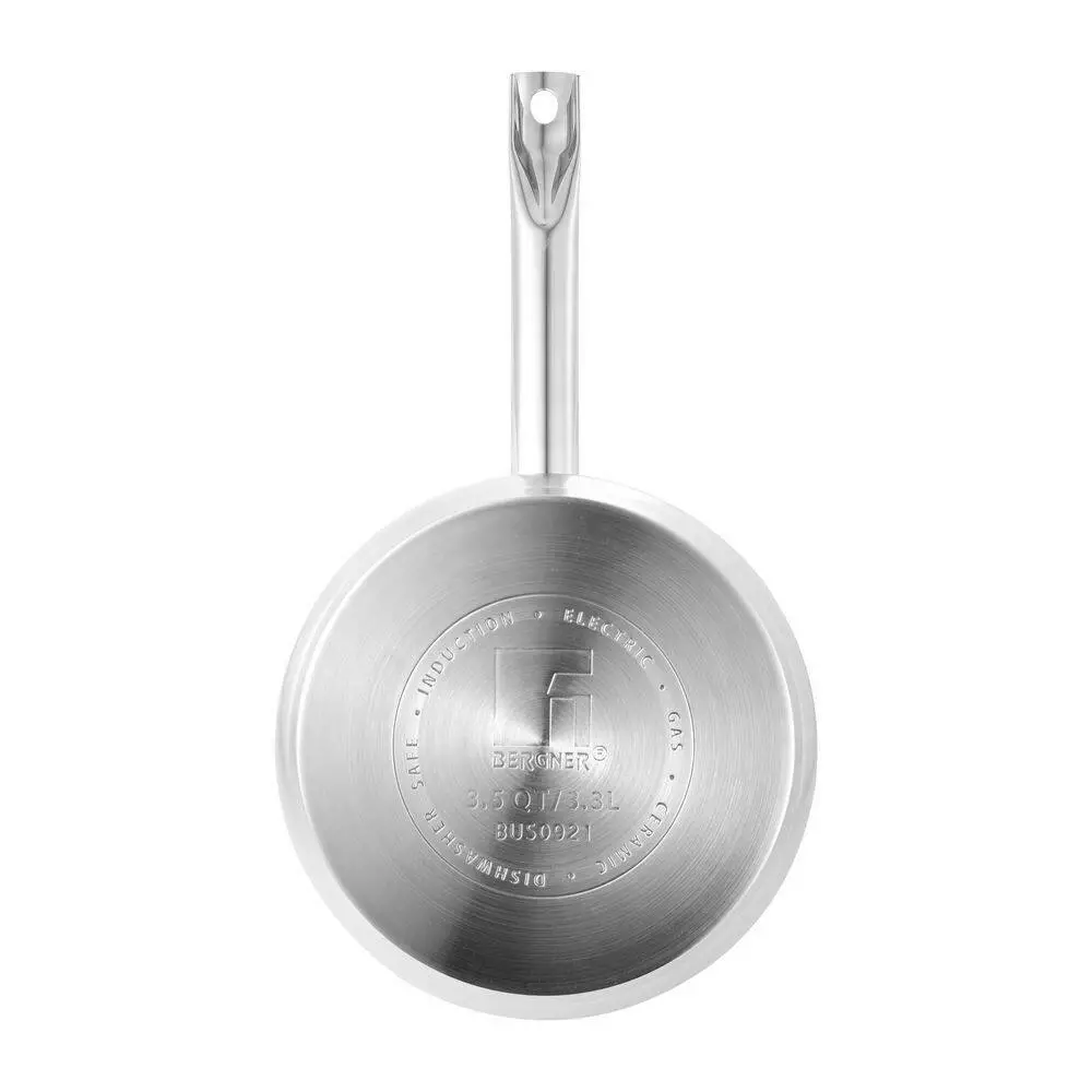 3.5 qt. Stainless Steel Sauce Pan with Lid by BERGNER 4 3.5 qt. Stainless Steel Sauce Pan with Lid by BERGNER - Image 2