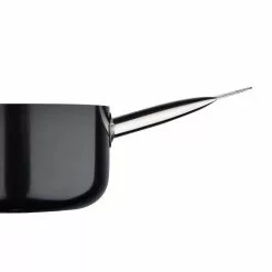 3.5 qt. Aluminum Nonstick Sauce Pan in Black with Lid by BERGNER 12 3.5 qt. Aluminum Nonstick Sauce Pan in Black with Lid by BERGNER -Cookware Sales Shop sauce pans bgus12026blk 1f 1000